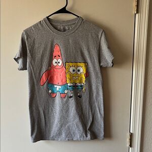 SpongeBob SquarePants Gray T-Shirt with Patrick